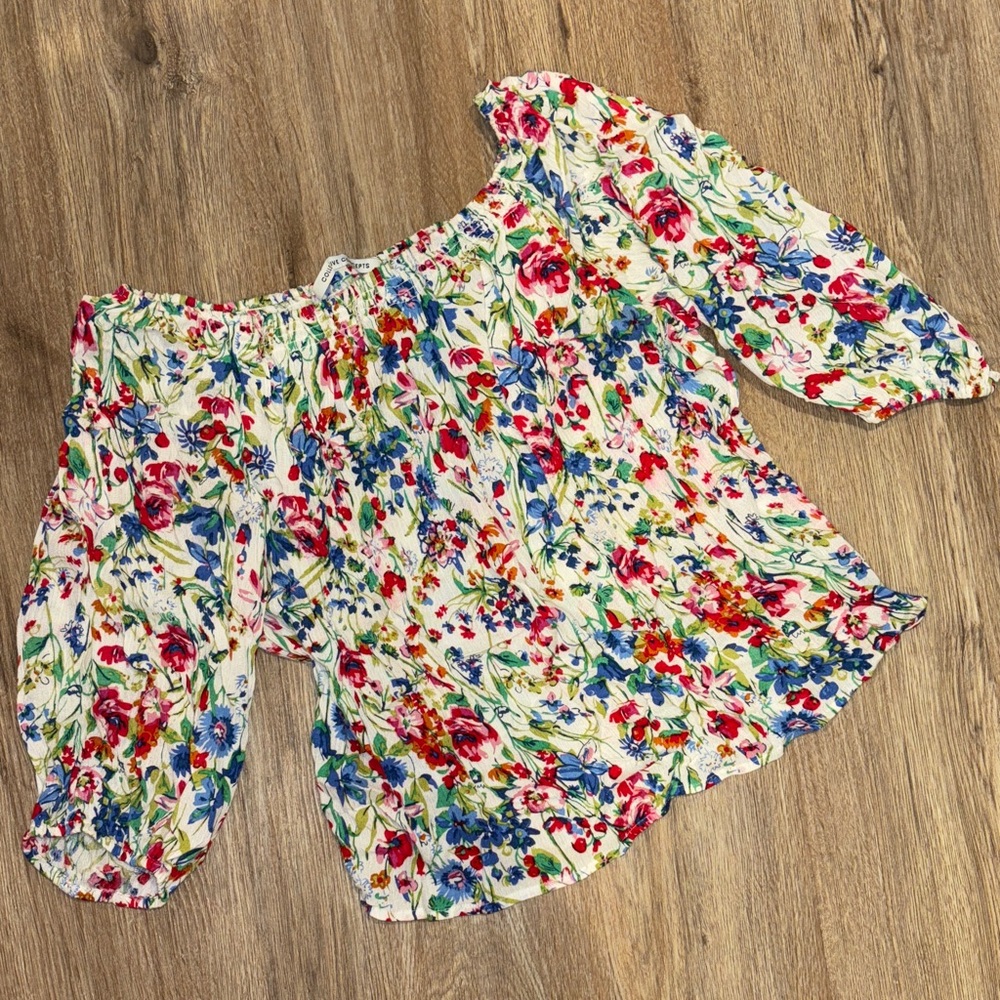 Collective Concepts Multicolor Floral Top